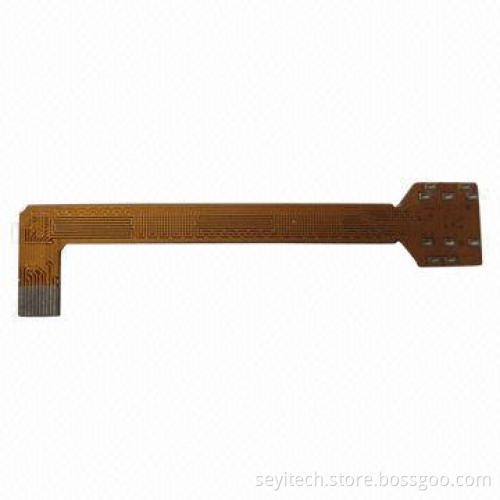 Multilayer FPCB with 0.25mm Thickness, Yellow Solder Mask